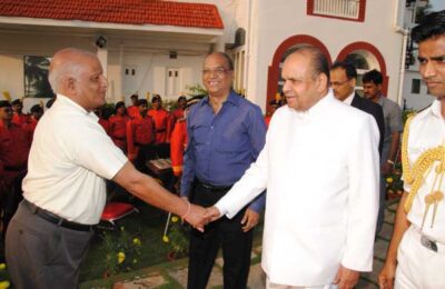 Dineshji with Governor